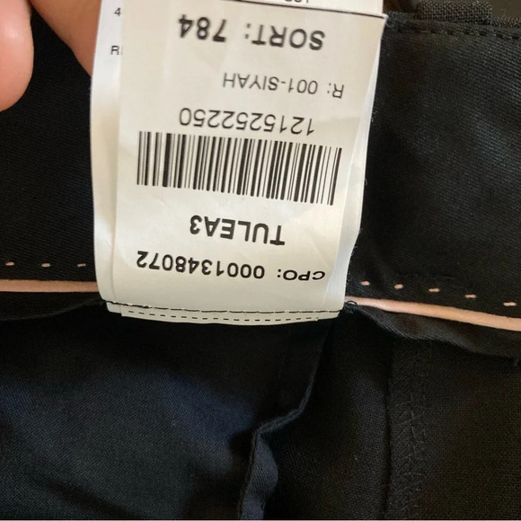 BOSS Hugo Boss Tulea3 Wool Trouser Pants Black 12 - Picture 6 of 8